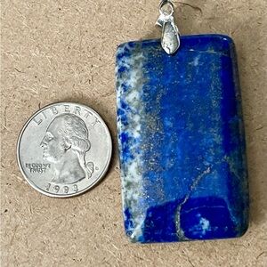 XXL Lapis Lazuli Pendant Necklace